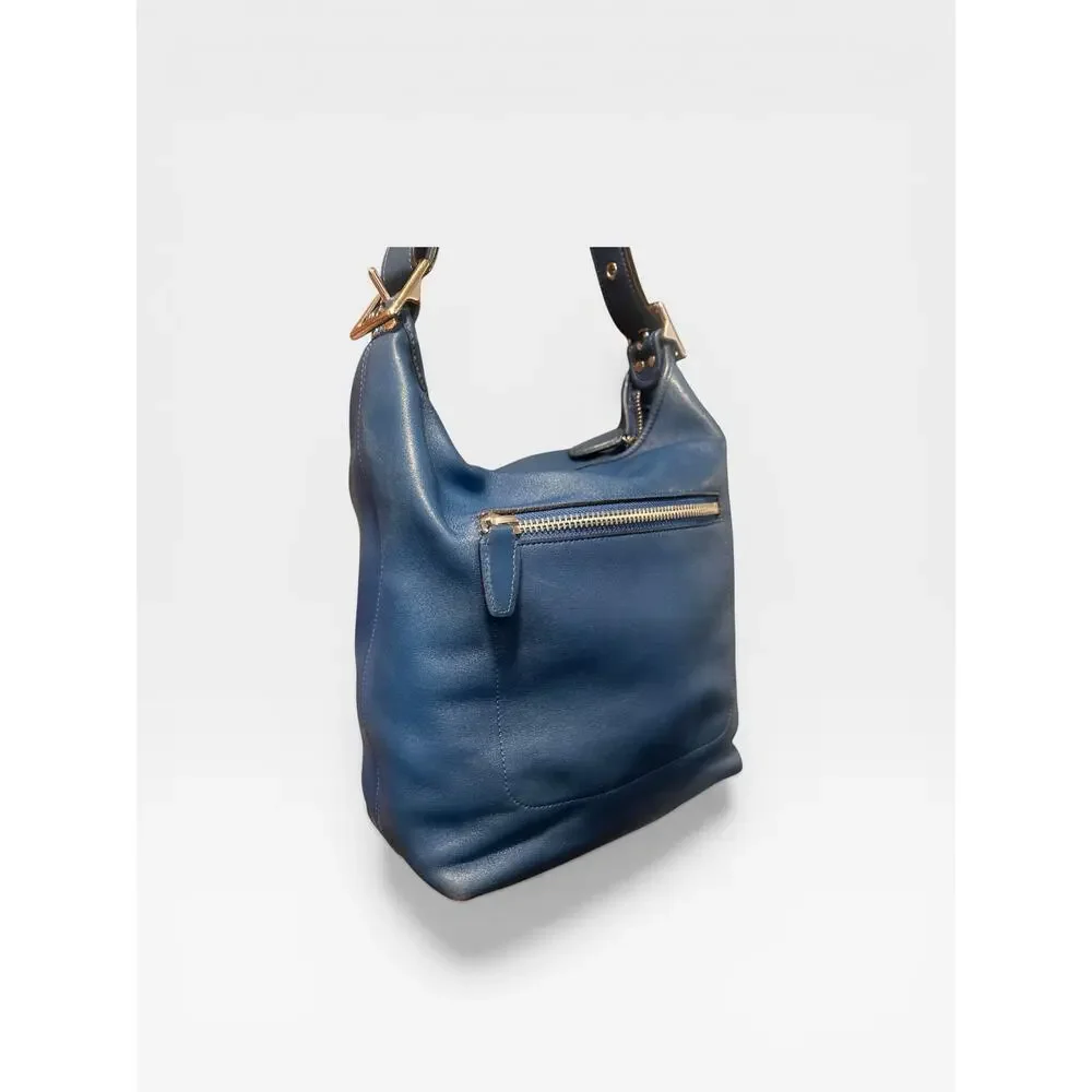 Authentic Coach Legacy Large Candace Tassel Carryall  Tote Duffel bag Blue